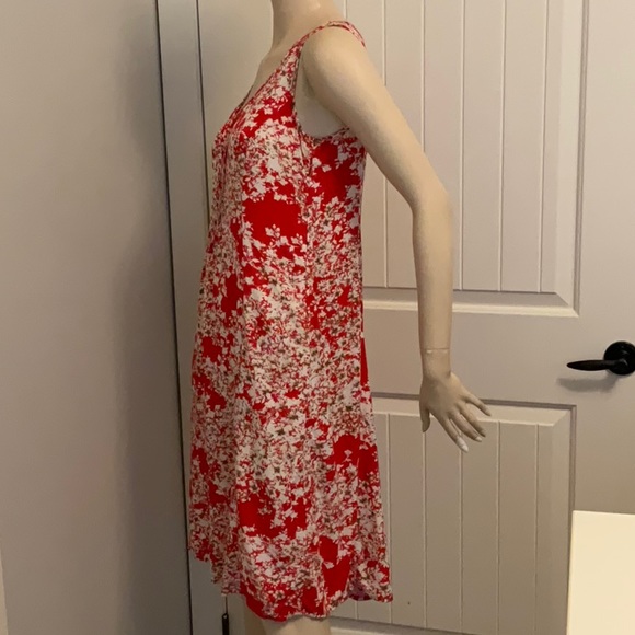 J Jill Women’s Red Shift Dress Size 10P - Picture 5 of 9